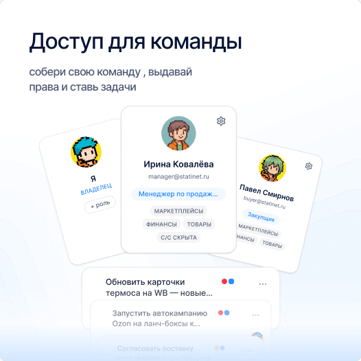 Доступ для команды